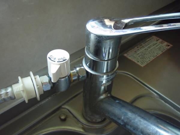 食洗機分岐水栓